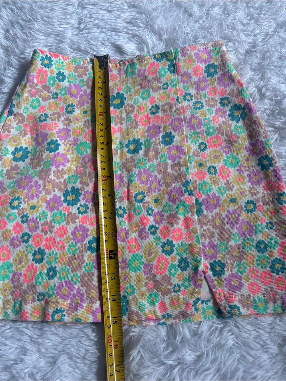 Wild Fable Floral Mini Denim Skirt Size 00